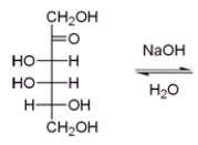 The following reaction is an example of a base-catalyzed epimerization reaction in which a ketose is converted to a pair of aldoses. What are the products from this reaction?   A)  D-glucose and D-mannose B)  D-galactose and D-talose C)  D-talose and D-idose D)  D-glucose and D-idose