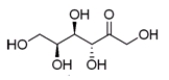 Which sugar is represented by the line angle structure below?   A)  D-fructose B)  D-sorbose C)  L-psicose D)  L-tagatose