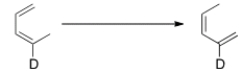 What type of sigmatropic rearrangement is illustrated below?   A)  [1,3] B)  [1,4] C)  [3,3] D)  [1,5]