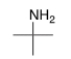 What is the common name of the following compound?   A)  isopropylamine B)  2-methyl-2-propanamine C)  tert-butylamine D)  isobutylamine