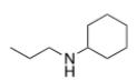 What is the IUPAC name of the following compound?   A)  N-propylhexanamine B)  N-propylaniline C)  N-ethylcyclohexylamine D)  N-propylcyclohexanamine