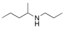 What is the IUPAC name of the following compound?   A)  1-methyl-N-propyl-1-propanamine B)  4-methyl-4-heptanamine C)  2-propyl-3-hexanamine D)  N-propyl-2-pentanamine