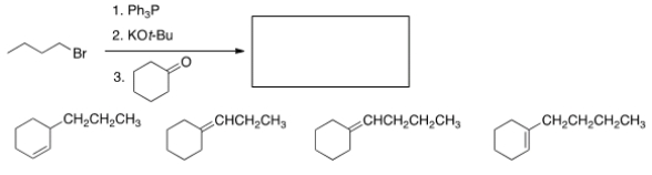 What is the product of the following reaction?   A)  I B)  II C)  III D)  IV
