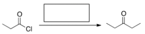What is the missing reagent in the reaction below?   A)  Et<sub>2</sub>CuLi then H<sub>2</sub>O B)  EtMgBr then H<sub>2</sub>O C)  NaBH<sub>4</sub>/CH<sub>3</sub>OH D)  H<sub>2</sub>, Pd-C