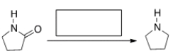 What is the missing reagent in the reaction below?   A)  NaBH<sub>4</sub>/CH<sub>3</sub>OH B)  DIBAL-H C)  H<sub>2</sub>, Pd-C D)  LiAlH<sub>4</sub> then H<sub>2</sub>O