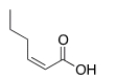 What is the correct IUPAC name of the following compound?   A)  (E) -2-Hexenoic acid B)  (Z) -2-Hexenoic acid C)  (E) -4-Hexenoic acid D)  (Z) -4-Hexenoic acid