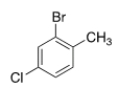 What is the IUPAC name of the following compound?   A)  3-Bromo-1-chloro-4-toluene B)  2-Bromo-4-chlorotoluene C)  4-Chloro-2-bromo-1-toluene D)  2-Bromo-4-chloroanisole