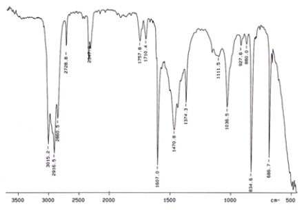 Examine the IR below and classify the compound.   A)  Alcohol B)  Arene C)  Amine D)  Ketone E)  Carbocylic acid