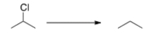 What is the correct classification of the following reaction?   A)  Reduction reaction B)  Oxidation reaction C)  Elimination reaction D)  Substitution reaction