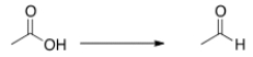 What is the correct classification of the following reaction?   A)  Reduction reaction B)  Oxidation reaction C)  Elimination reaction D)  Substitution reaction