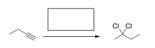 What is the reagent required to accomplish the following transformation?   A)  SOCl<sub>2</sub> B)  2eq. HCl C)  Cl<sub>2</sub> D)  Br<sub>2</sub>/CCl<sub>4</sub>