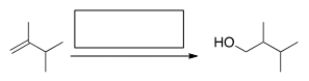 What is the best choice of reagent to accomplish the following transformation?   A)  H<sub>2</sub>O, Br<sub>2</sub> B)  [1] BH<sub>3</sub>; [2] H<sub>2</sub>O<sub>2</sub>/HO<sup>-</sup> C)  H<sub>2</sub>O, H<sub>2</sub>SO<sub>4</sub> D)  [1] BH<sub>3</sub>; [2] H<sub>2</sub>O