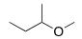 What is the common name of the following compound?   A) Methyl sec-butyl ether B) Isobutyl methyl ether C) sec-Butyl methyl ether D) Butyl methyl ether
