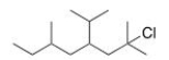 What is the IUPAC name of the following compound?   A) 2-Chloro-4-isopropyl-2,6-dimethyloctane B) 2-Chloro-4-isopropyl-2,7-dimethylnonane C) 2,6-Dimethyl-2-chloro-4-isopropyloctane D) 7-Chloro-5-isopropyl-3,7-dimethyloctane