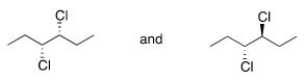 What is the relationship between the following compounds?   A) Constitutional isomers B) Diastereomers C) Enantiomers D) Identical
