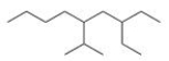 What is the parent chain for the following compound?   A) Heptane B) Octane C) Nonane D) Decane