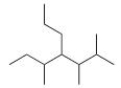 What is the IUPAC name for the following compound?   A) 2,3-Dimethyl-4-sec-butylheptane B) 4-sec-Butyl-2,3-dimethylheptane C) 3,5,6-Trimethyl-4-propylheptane D) 2,3,5-Trimethyl-4-propylheptane
