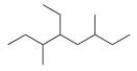 What is the IUPAC name for the following compound?   A) 2,3,5-Trimethylhexane B) 2,4,5-Triethylhexane C) 2,4-Diethyl-5-methylheptane D) 4-Ethyl-3,6-dimethyloctane