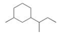 What is the IUPAC name for the following compound?   A) 1-Butyl-3-methylcyclohexane B) 1-sec-Butyl-3-methylcyclohexane C) 1-Methyl-3-sec-butylcyclohexane D) 1-sec-Butyl-3-methylhexane