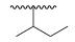 What is the common name of the following alkyl group?   A) Isobutyl B) sec-Butyl C) Isopropyl D) tert-Butyl