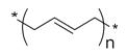 The repeating unit of a polymer is shown below.This polymer is formed by   A) addition of ethylene. B) addition of trans-2-butene. C) 1,2 addition of butadiene. D) 1,4 addition of butadiene.