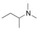 What is the common name of the following compound?   A) dimethylisobutylamine B) butyldimethylamine C) N,N-dimethylbutanamine D) sec-butyldimethylamine