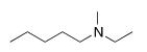 What is the IUPAC name of the following compound?   A) N-ethyl-N-methylpentylamine B) N-ethyl-N-methyl-1-pentanamine C) N-methyl-3-octanamine D) N-ethyl-2-heptanamine