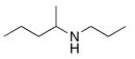 What is the IUPAC name of the following compound?   A) 1-methyl-N-propyl-1-propanamine B) 4-methyl-4-heptanamine C) 2-propyl-3-hexanamine D) N-propyl-2-pentanamine