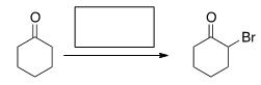 What is the missing reagent for the following reaction?   A) Br<sub>2</sub>/HOAc B) Br<sub>2</sub>/KOH C) Cl<sub>2</sub>/FeCl<sub>3</sub> D) Br<sub>2</sub>/FeBr<sub>3</sub>