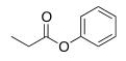 What is the IUPAC name for the following compound?   A) Propionyl phenol B) Phenyl propanoate C) Phenol propanoate D) Phenyl acetate