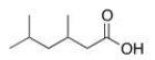 What is the correct IUPAC name of the following compound?   A) 4-Isopropyl-3-methylbutanoic acid B) 2,4-Dimethylhexanoic acid C) 3,5-Dimethylhexanoic acid D) 3,5-Dimethy-1-hexanoic acid