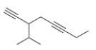 Give the IUPAC name for the following compound.   A) 3-sec-Butyl-1,4-octadiyne B) 3-Isopropyl-1,5-octadiyne C) 3-Isopropyl-1,5-nonadiyne D) 3-sec-Butyl-1,4-nonadiyne