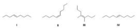 Which of the following compounds has the highest boiling point?   A) I B) II C) III D) IV