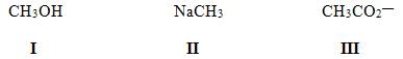 In which of the following ions does carbon have a formal charge?   A) I B) II C) III D) None of these