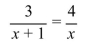 Solve the proportion.