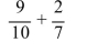 Add. Write the answer as a fraction simplified to lowest terms.  