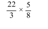 Multiply the fractions.  