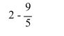 Subtract. Write the answer as a fraction simplified to lowest terms.  