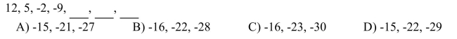 Write the next three numbers in the sequence.  