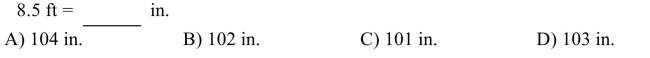 Convert the units of length using unit ratios.  