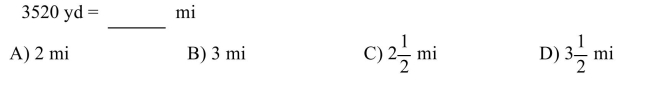 Convert the units of length using unit ratios.  