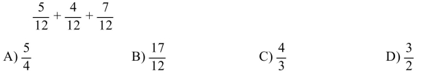 Add. Write the answer as a fraction in lowest terms or as an integer.  