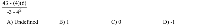 Simplify using the order of operations.  