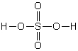 The formal charge on sulfur in sulfuric acid is:   A)  0 B)  -1 C)  +1 D)  -2 E)  +2