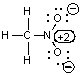 Which of the following could not be a resonance structure of CH<sub>3</sub>NO<sub>2</sub>? A)    B)    C)    D)    E)  Both C and D