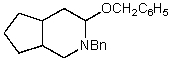 What common group is attached to both the ether and 3<sup>o</sup> amine in the following molecule?   A)  benzyl B)  phenyl C)  heptyl D)  ethyl E)  None of these