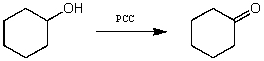 For the following reaction sequence (it is not necessary to understand the chemistry) what significant change(s) would be expected by IR (ignoring C-H absorptions) ?   A)  A peak around 3300 cm<sup>-1</sup> would disappear and nothing new would appear. B)  A peak around 1710 cm<sup>-1</sup> would appear and a new peak around 3300 cm<sup>-1</sup> would disappear. C)  A peak around 2150 cm<sup>-1</sup> would disappear and a new peak around 3300 cm<sup>-1</sup> would appear. D)  No change would be observed. E)  None of these