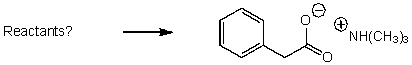 What reactants would give the following products?   A)    B)    C)    D)    E)  None of the above