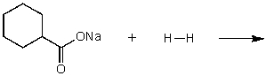 What does the reaction between the following two species produce?   A)    B)    C)    D)    E)  No reaction