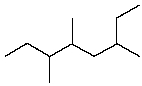 The IUPAC name for   is: A)  6-Ethyl-3,4-dimethylheptane B)  2-Ethyl-4,5-dimethylheptane C)  3,4,6-Trimethyloctane D)  3,5,6-Trimethyloctane E)  2-(1-Methylpropyl) -4-methylhexane
